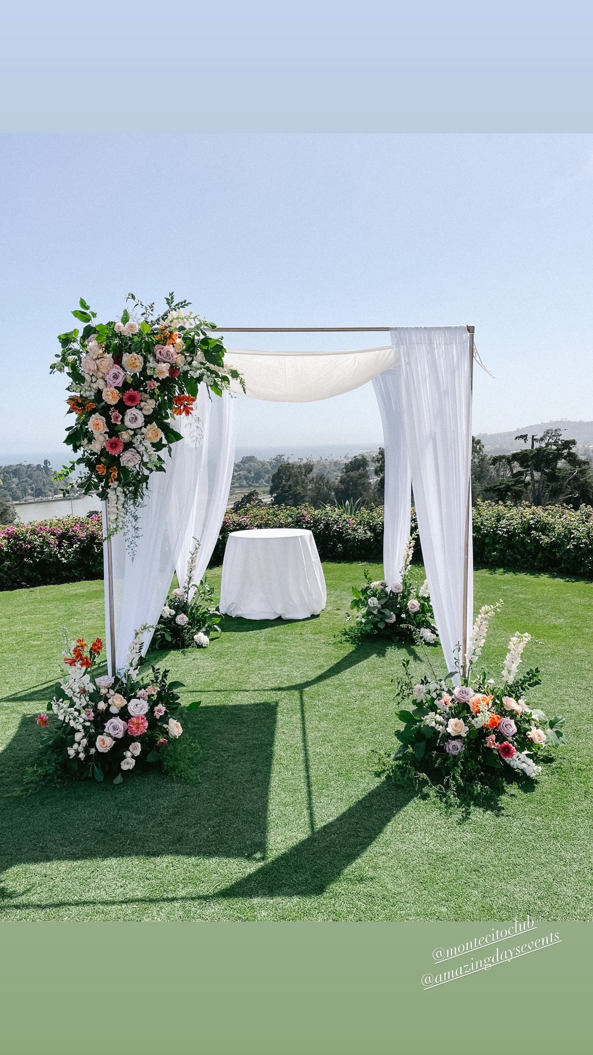 Arch or Chuppah Floral Sprays