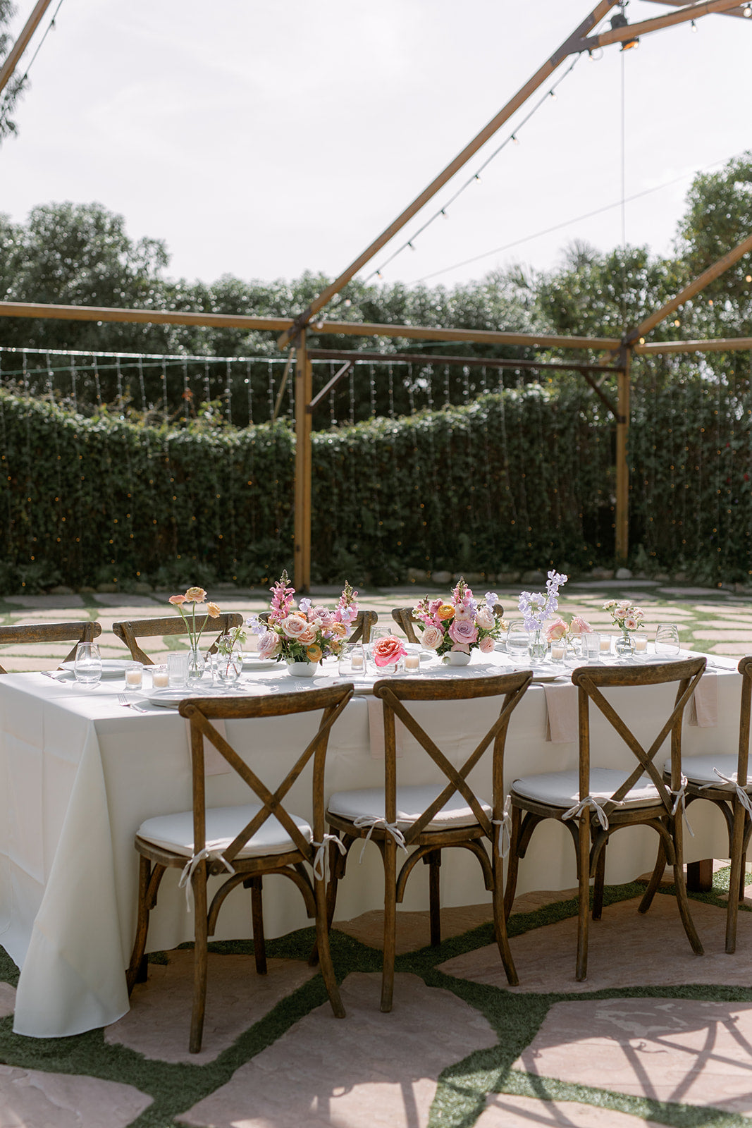 Floral Duet - (Long Tables) Feminine Sunset