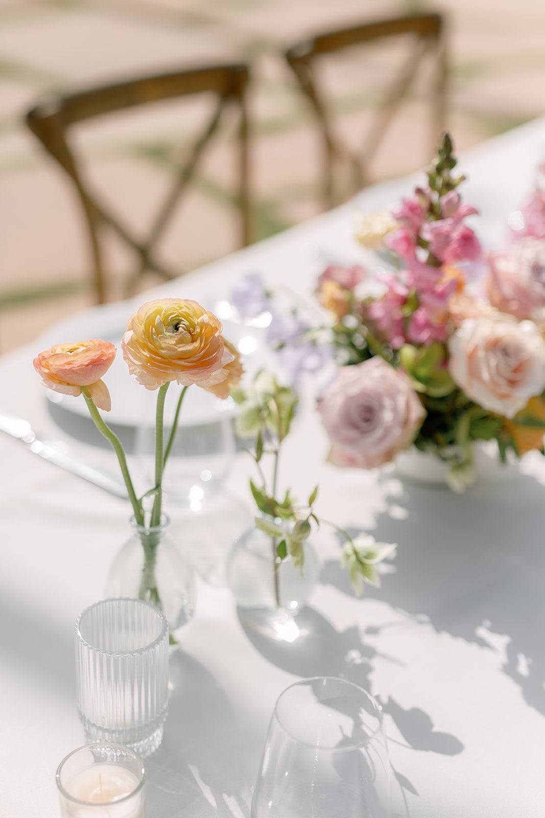 Bud Vase Trio - Feminine Sunset