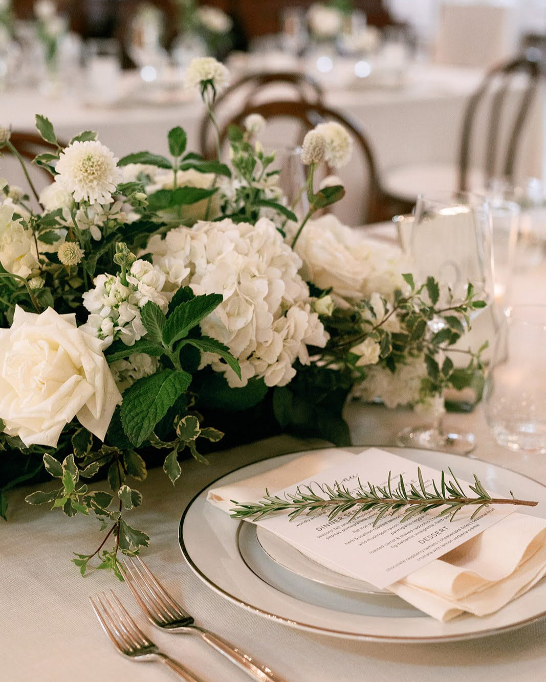 Low long Table Centerpiece - Pure Grace