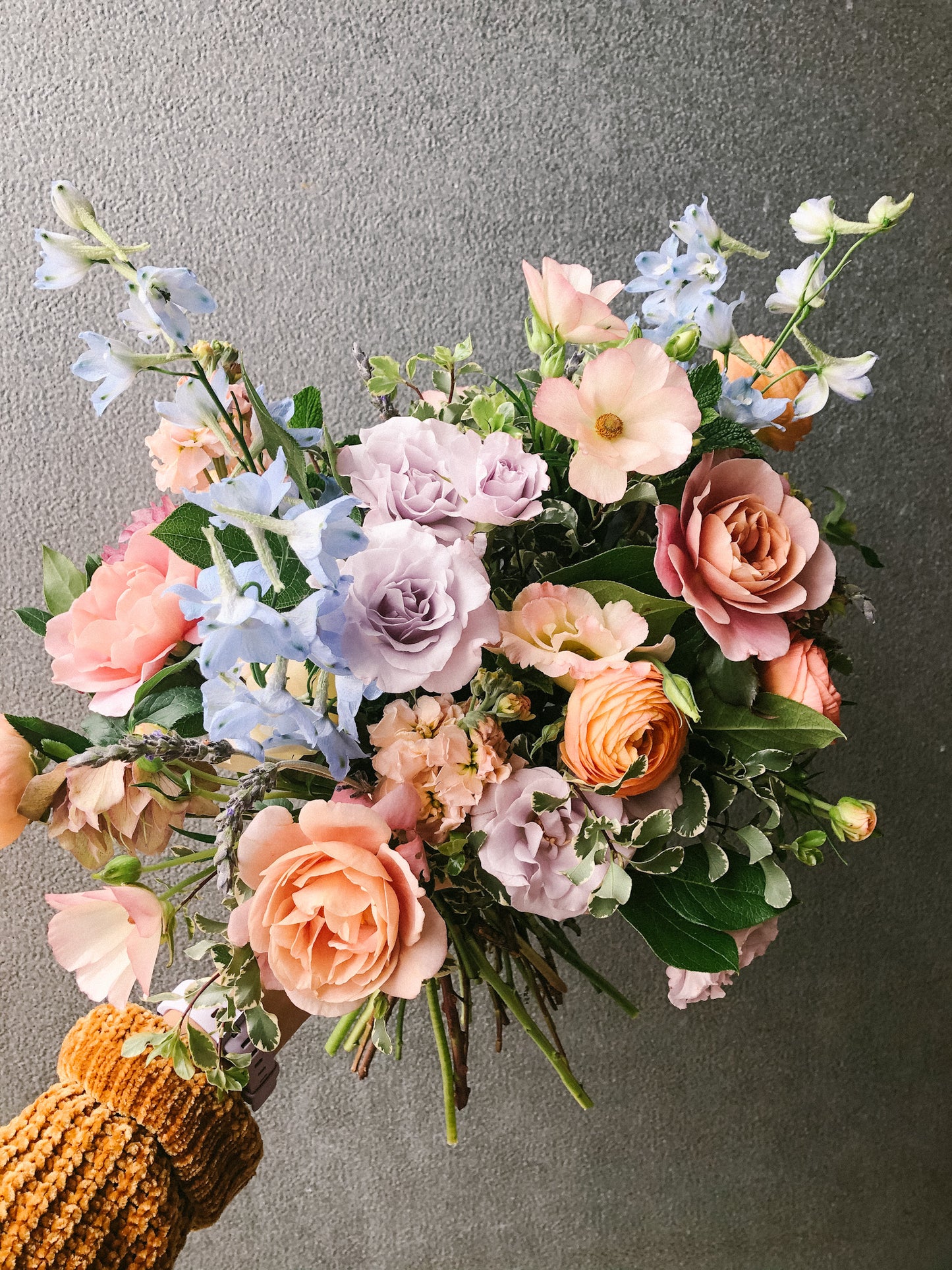 Bridesmaid Bouquet - Feminine Sunset