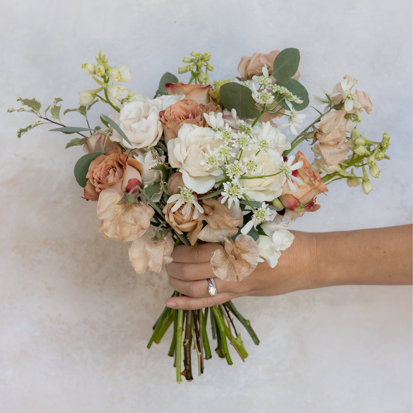 Bridesmaid Bouquet - Soft Neutrals