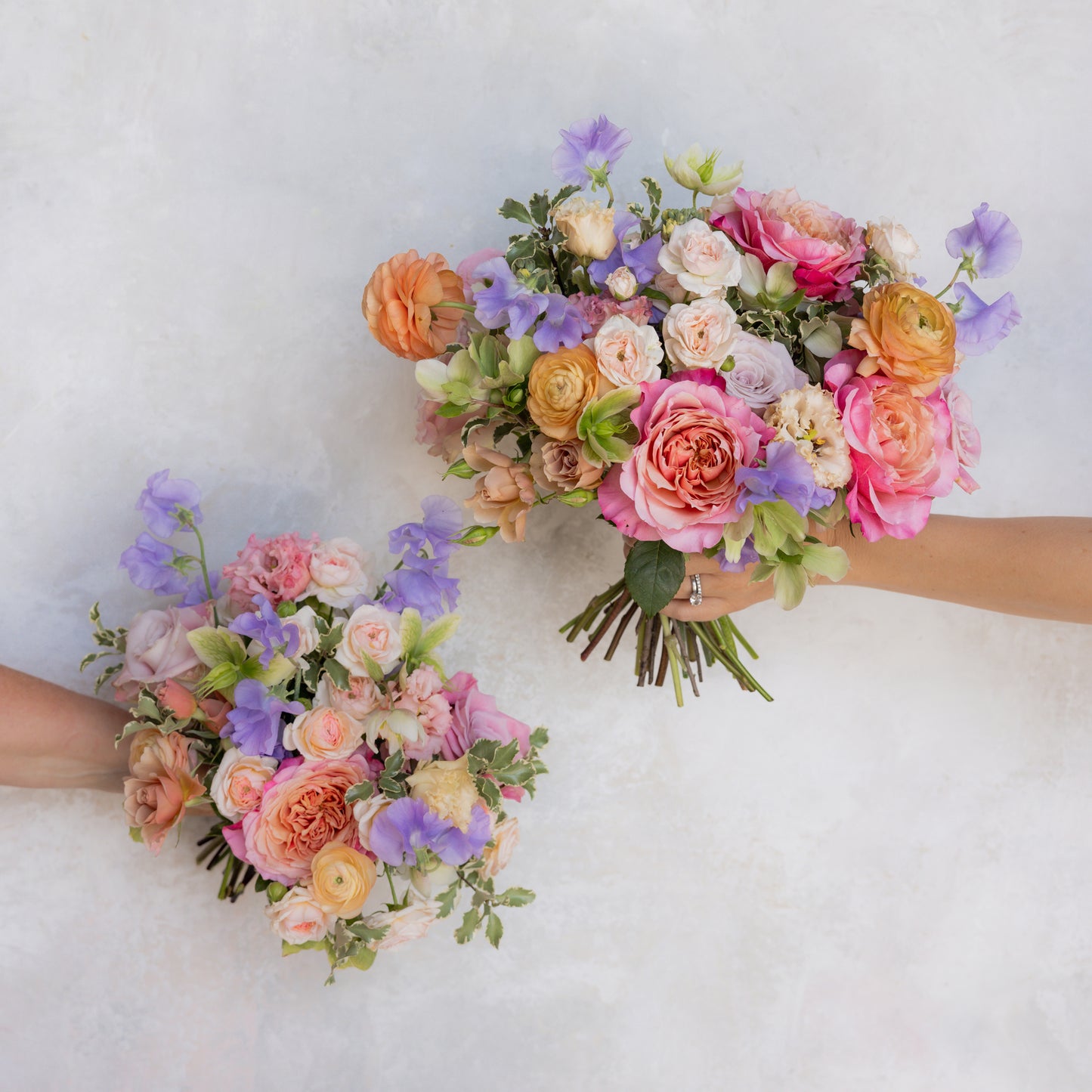 Bridesmaid Bouquet - Feminine Sunset