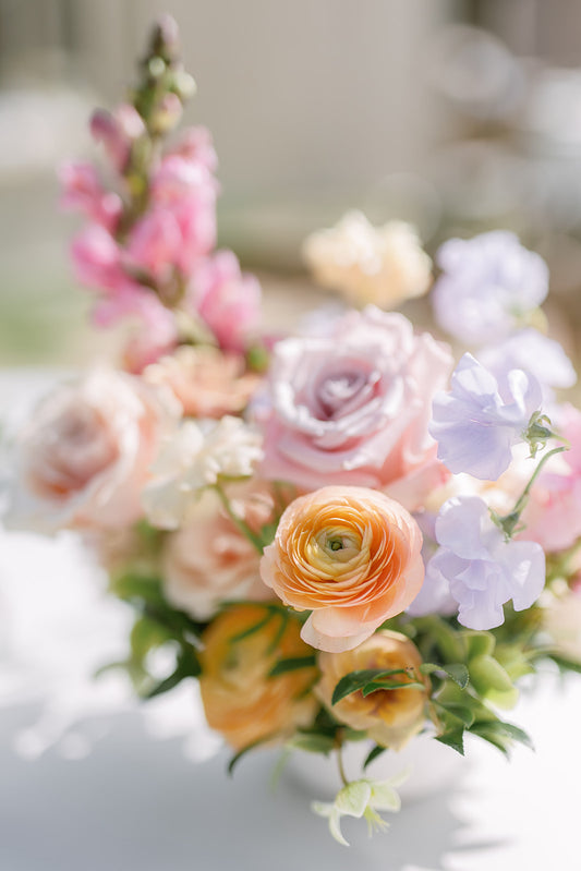 Floral Duet - (Long Tables) Feminine Sunset