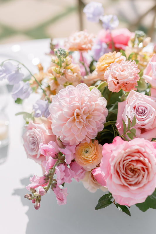 Round Centerpiece - Feminine Sunset