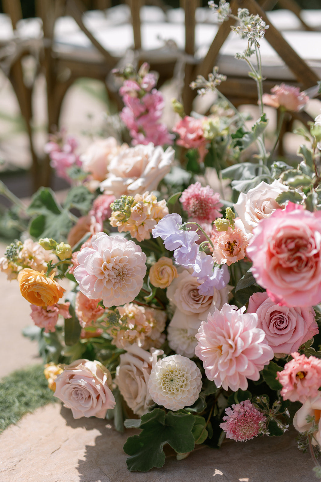 Aisle Florals - Feminine Sunset