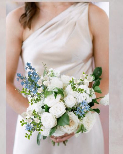 Bridesmaid Bouquet - Something Blue