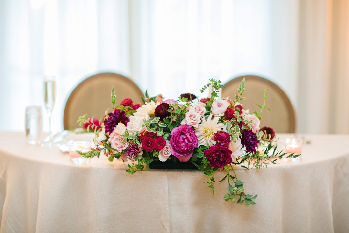 Sweetheart Table Centerpiece