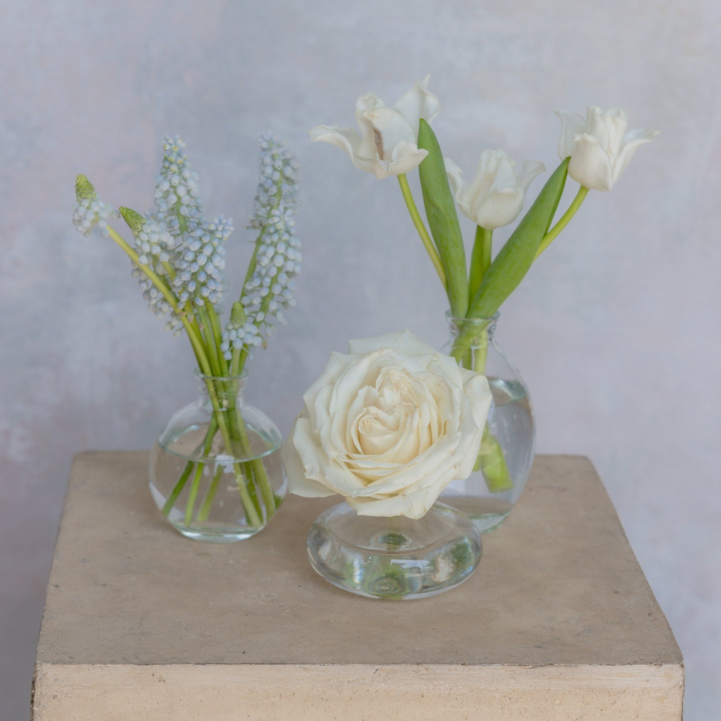 Bud Vase Trio - Something Blue