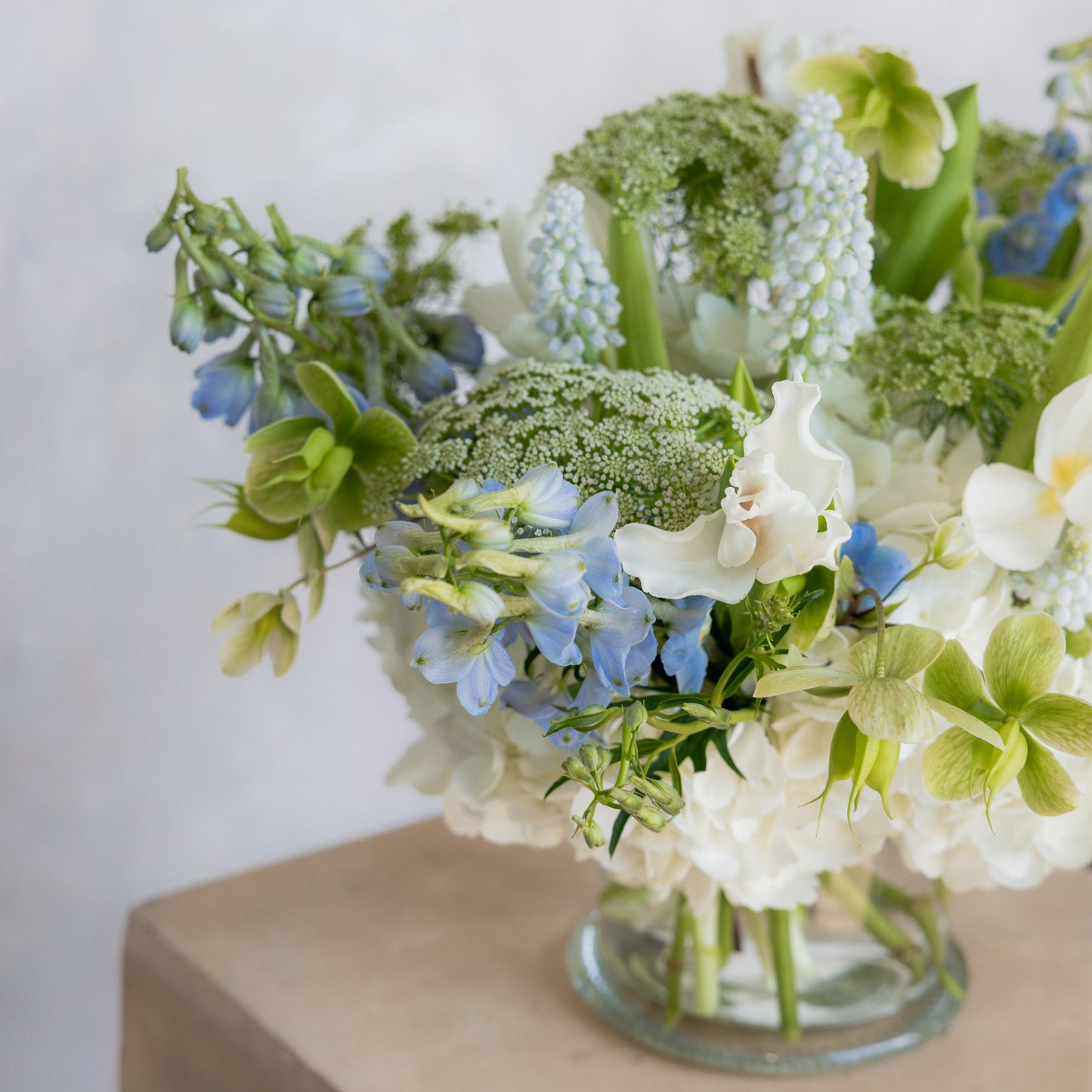 Round Table Centerpiece - Something Blue