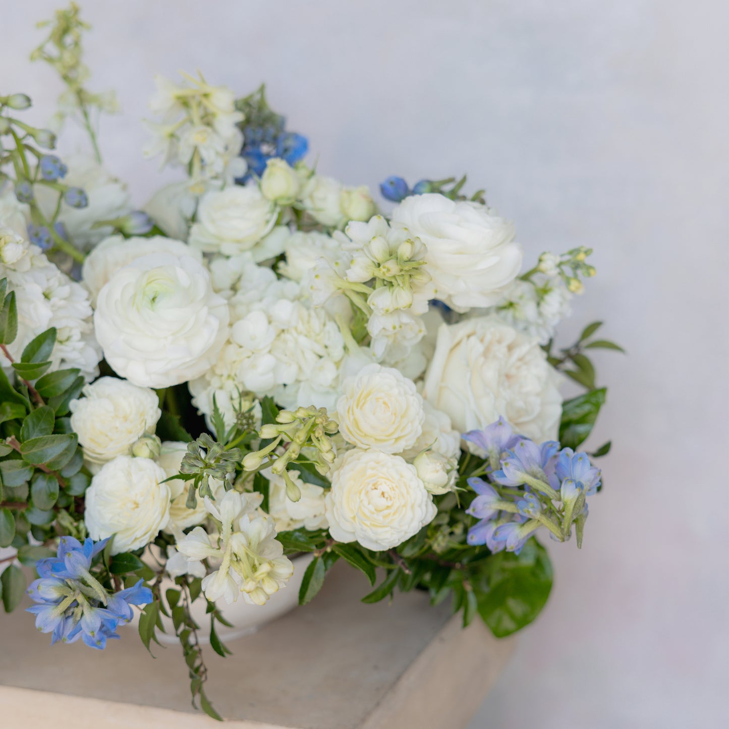 Round Table Centerpiece - Something Blue